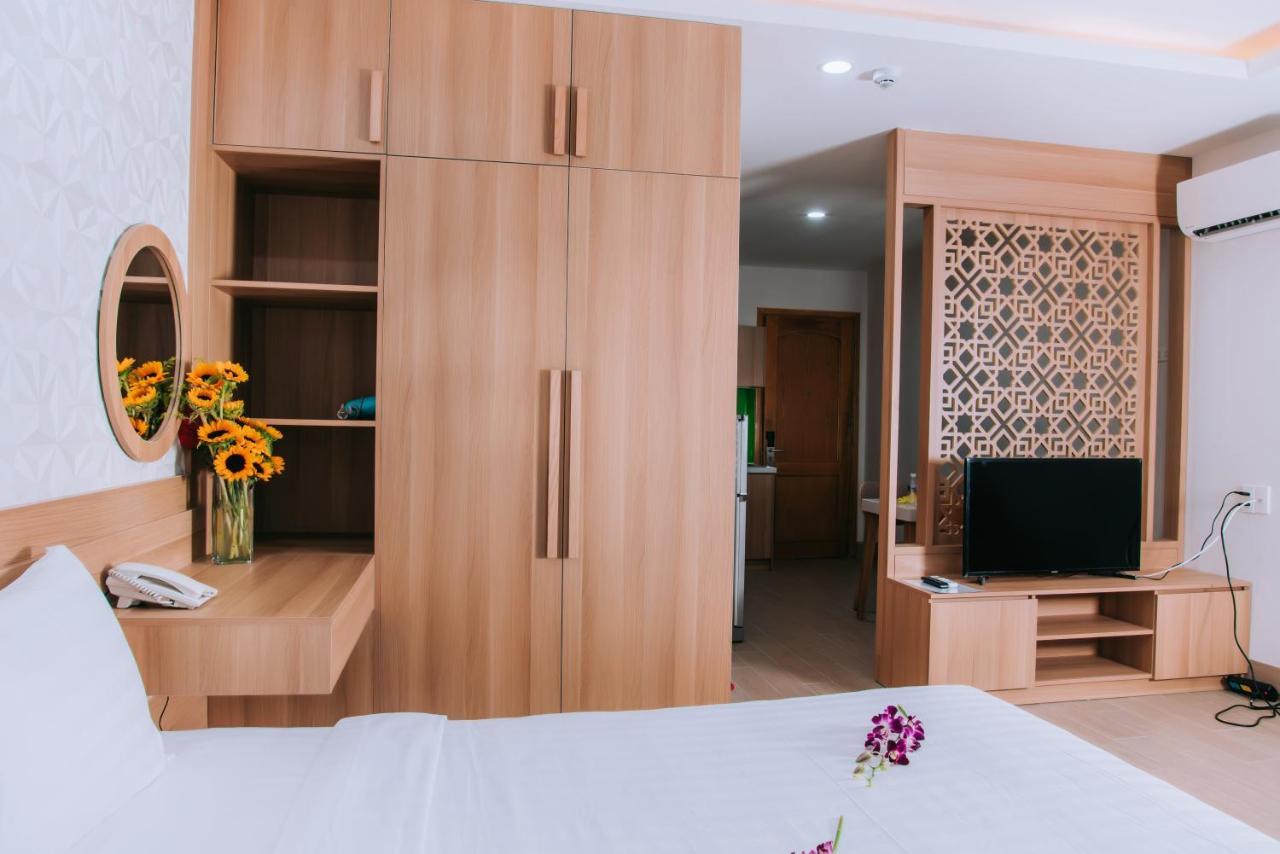 อัน เดือง โฮเทล แอนด์ อพาร์ตเมนต์ Hotel ดานัง ภายนอก รูปภาพ